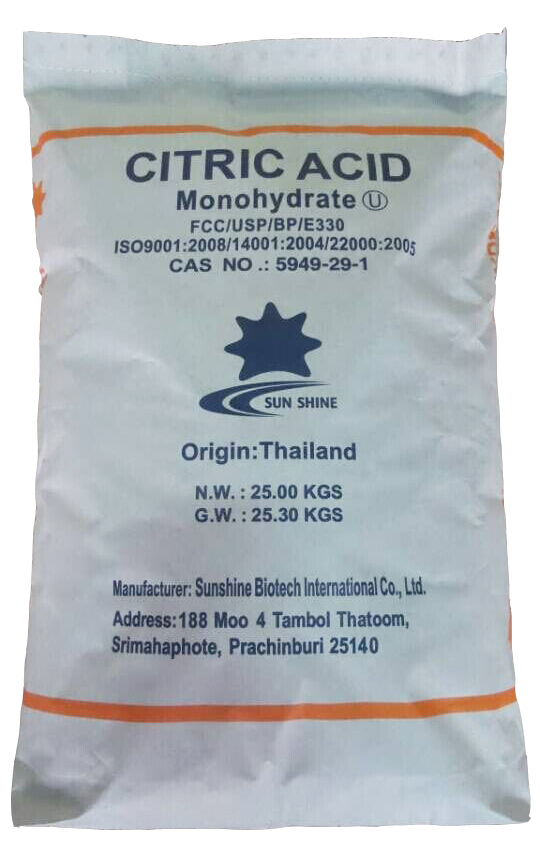 Citric Acid Monohydrate 一水柠檬酸